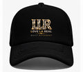 Love La Real black hat with gold LR logo