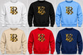 Love La Real LR logo sweatshirt collection in white black light blue beige red and navy