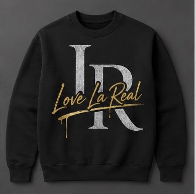Love La Real Signature Sweatshirt - Black