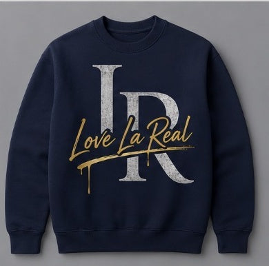 Love La Real Signature Sweatshirt - Navy