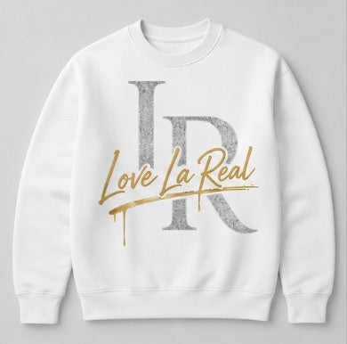 Love La Real Signature Sweatshirt - White